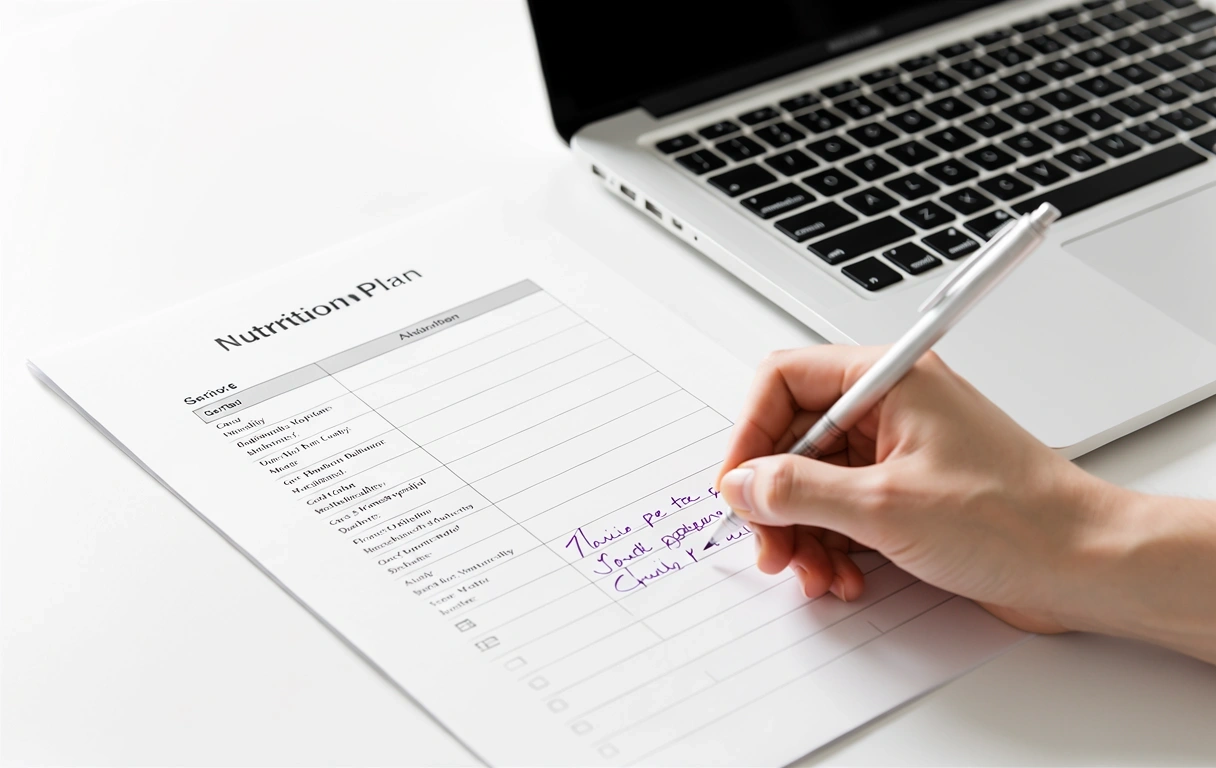 Příprava jídelníčku